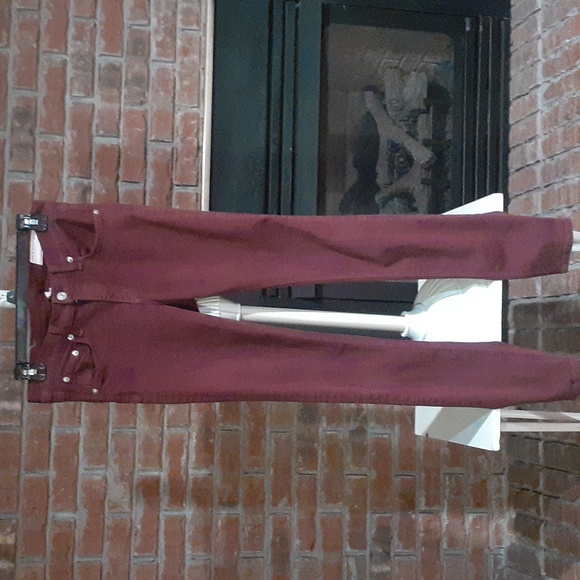 rag & bone Denim - Rag & Bone Deep Red Denim